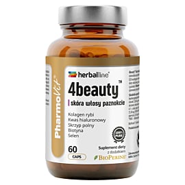 Pharmovit Herballine 4Beauty Sk&oacute;ra włosy paznokcie Kapsułki
