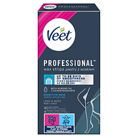 Veet Plaster do Depilacji z Woskiem Dla Sk&oacute;ry Wrażliwej