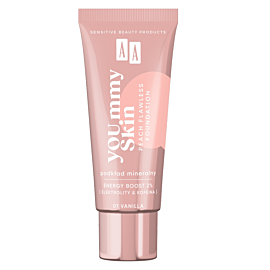 AA YOU.mmy Skin Peach Flawless Podkład mineralny, 01 Vanilla