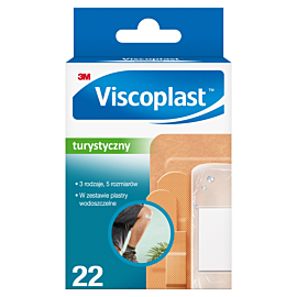 Viscoplast Plastry Turystyczne, zestaw 22 szt.