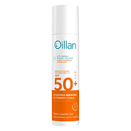 Oillan Sun Ochronna mgiełka przeciwsłoneczna z filtrem SPF50+ do skóry wrażliwej