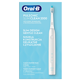 Oral-B Szczoteczka Elektyczna Puls Slimclean 2000 Biała