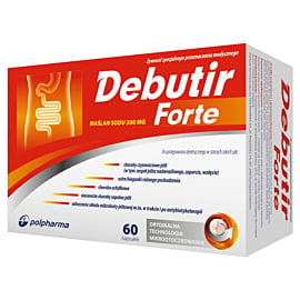 Debutir Forte, Maślan sodu 300 mg, Kapsułki