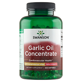 Swanson Garlic Oil Olej Czosnkowy 3 mg 500 Kapsułek