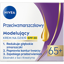 Nivea Przeciwzmarszczkowy + modelujący Krem na dzień SPF30 65+