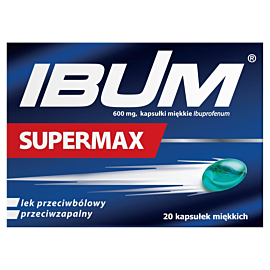 Ibum Supermax 600 mg Kapsułki miękkie, 20 szt.