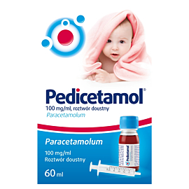Pedicetamol 100 mg/ml roztw&oacute;r doustny, 60 ml