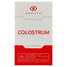 Genactiv Colostrum Preparat wzmacniający odporność, 120 Kapsułek
