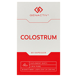 Genactiv Colostrum Preparat wzmacniający odporność, 60 Kapsułek