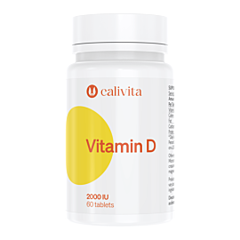 Calivita Vitamin D 2000 IU Suplement diety z witaminą D, 60 tabletek