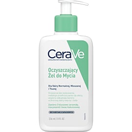 CeraVe Oczyszczający żel do mycia do sk&oacute;ry normalnej i tłustej 236 ml