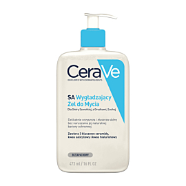 CeraVe SA Wygładzający żel do mycia dla sk&oacute;ry szorstkiej, z grudkami, suchej, 473 ml