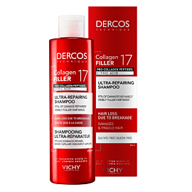 Vichy Dercos Collagen 17 Filler Ultraregenerujący szampon do włos&oacute;w, 200 ml