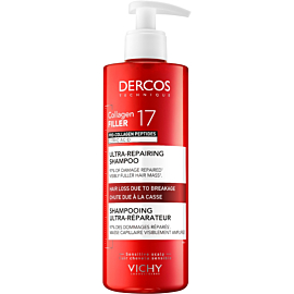 Vichy Dercos Collagen 17 Filler Ultraregenerujący szampon do włos&oacute;w, 400 ml