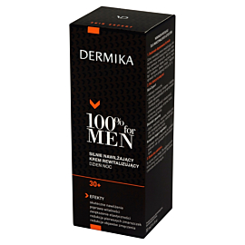 Dermika 100% For Men Crema Idratante e Rivitalizzante 30+ Giorno/Notte 50 ml