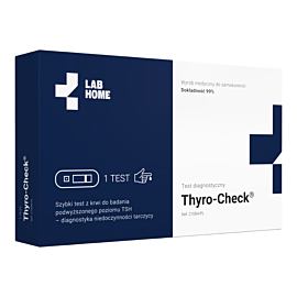 LabHome Thyro-Check, Szybki test z krwi do badania podwyższonego poziomu TSH