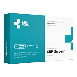 LabHome CRP-Screen Test CRP ultraczuły Diagnostyka infekcji (wirus czy bakteria)
