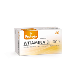 Protego Witamina D 1000 60 kapsułek
