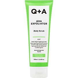Q+A Exfoliator AHA -Wygładzający peeling do ciała z kwasami, 250 ml