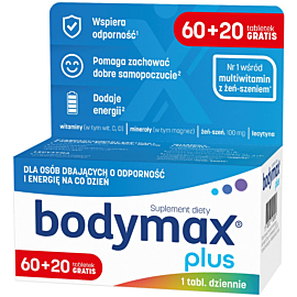 Bodymax Plus, Zestaw witamin i minerał&oacute;w, Tabletki
