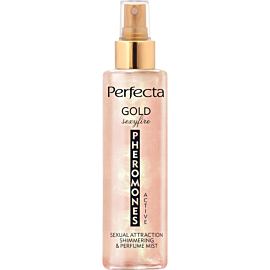 Perfecta Spray Corpo Glitterato Pheromones Active Gold Sexyfire 200 ml