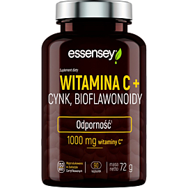 Essensey Witamina C + Cynk + Bioflawonoidy Kapsułki, 90 szt.