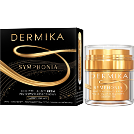 Dermika Symphonia Biostymulujący krem przeciwzmarszczkowy na dzień i na noc, 50 ml