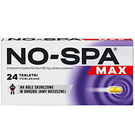 No-Spa MAX tabletki powlekane 80 mg, 24 tabl.