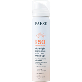 Paese Ultralekka mgiełka ochronna na makijaż, SPF50