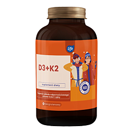 Life Witamina D3 + K2 Kapsułki, 60 szt.