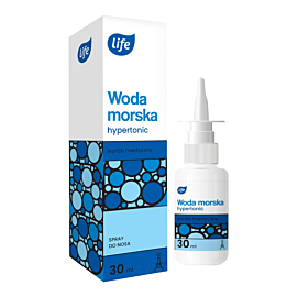 Life Woda Morska Hipertoniczna, Aerozol do nosa, 30 ml