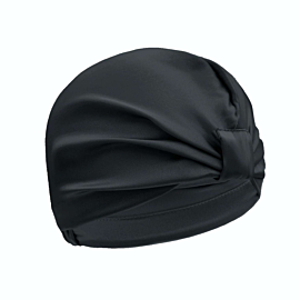 Cat&Cat Jedwabny Turban do włos&oacute;w Czarny