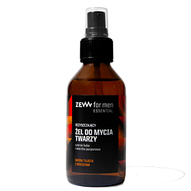 ZEW For Men con Fungo Nero Gel detergente viso per pelle grassa e mista 100 ml