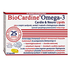 BioCardine&reg;Omega-3 olej z mięśni sardynek, sardeli i makreli 