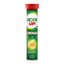 Vigor Up! Energia Tabletki musujące, Smak pomarańczowy