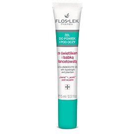 FLOSLEK PHARMA Żel do powiek i pod oczy ze świetlikiem i babką lancetowatą, 15 ml