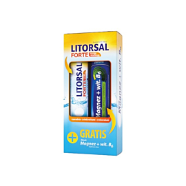 Litorsal Forte Mango Marakuja + magnez z Wit . B6, tabletki musujące 2x24 szt