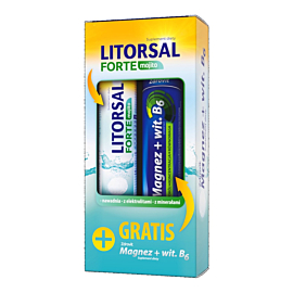 Litorsal Forte Mojito + Zdrovit Magnez + WiT. B6, tabletki musujące, 2x24 szt