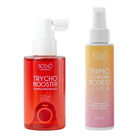 Bosko Zestaw prezentowy: Trychobooster wcierka pobudzająca 125 ml + Termoochrona lekka 100 ml