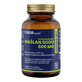 Pureo Health Maślan sodu 600 mg Kapsułki, 60 szt.