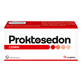 Proktosedon Czopki doodbytnicze, 12 szt.