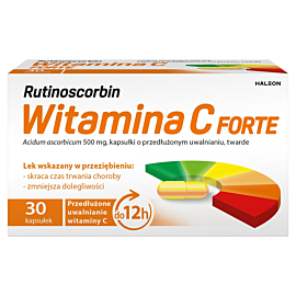 Rutinoscorbin Witamina C Forte 500 mg Kapsułki o przedłużonym uwalnianiu