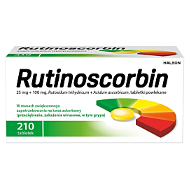 Rutinoscorbin, 210 tabletek