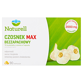 Naturell Czosnek Max Bezzapachowy, Kapsułki