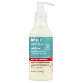 Tołpa Dermo Face Sebio+ Gel Detergente Viso 2 Acidi AHA+LHA 195 ml