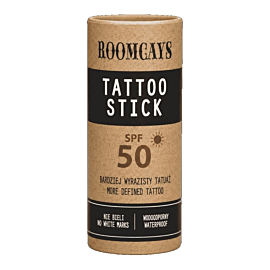 ROOMCAYS Tattoo Stick SPF 50 Mineralny sztyft przeciwsłoneczny do tatuażu