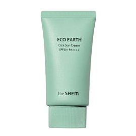 The Saem Eco Earth Cica Sun Cream SPF50+ Krem z filtrem do twarzy