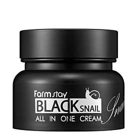 Farmstay Black Snail Odżywczy krem do twarzy z ekstraktem ze śluzu ślimaka