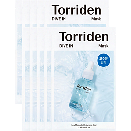 Torriden Dive-In Dischetti idratanti a Basso Peso Molecolare 10 pz