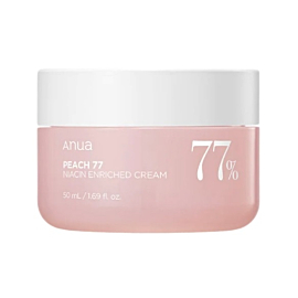 Anua Peach 77% Niacin Enriched Nawilżający krem do twarzy z ekstraktem z brzoskwini